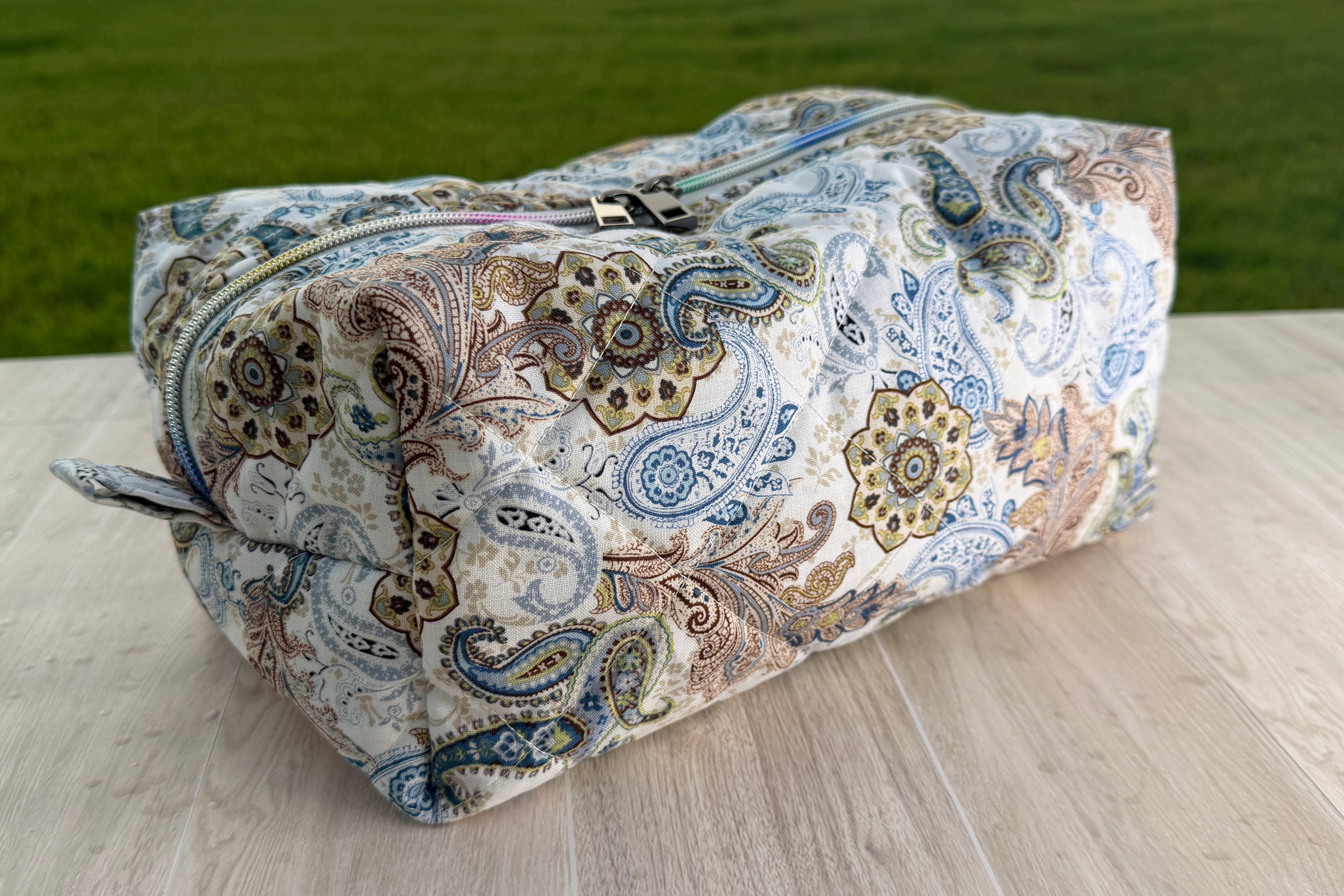 Handmade Large Makeup Bag | Heather Collection
