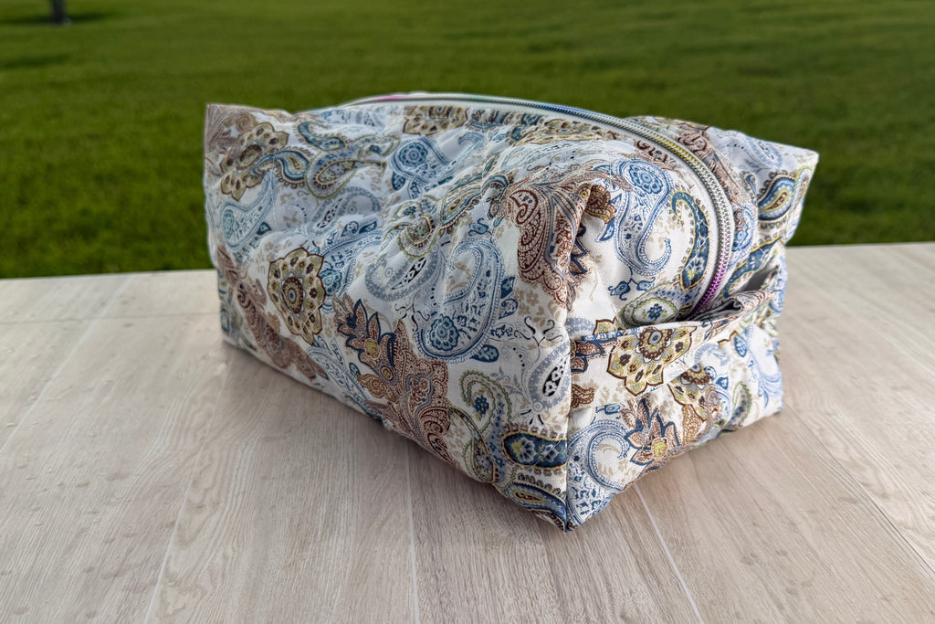 Handmade Large Makeup Bag | Heather Collection