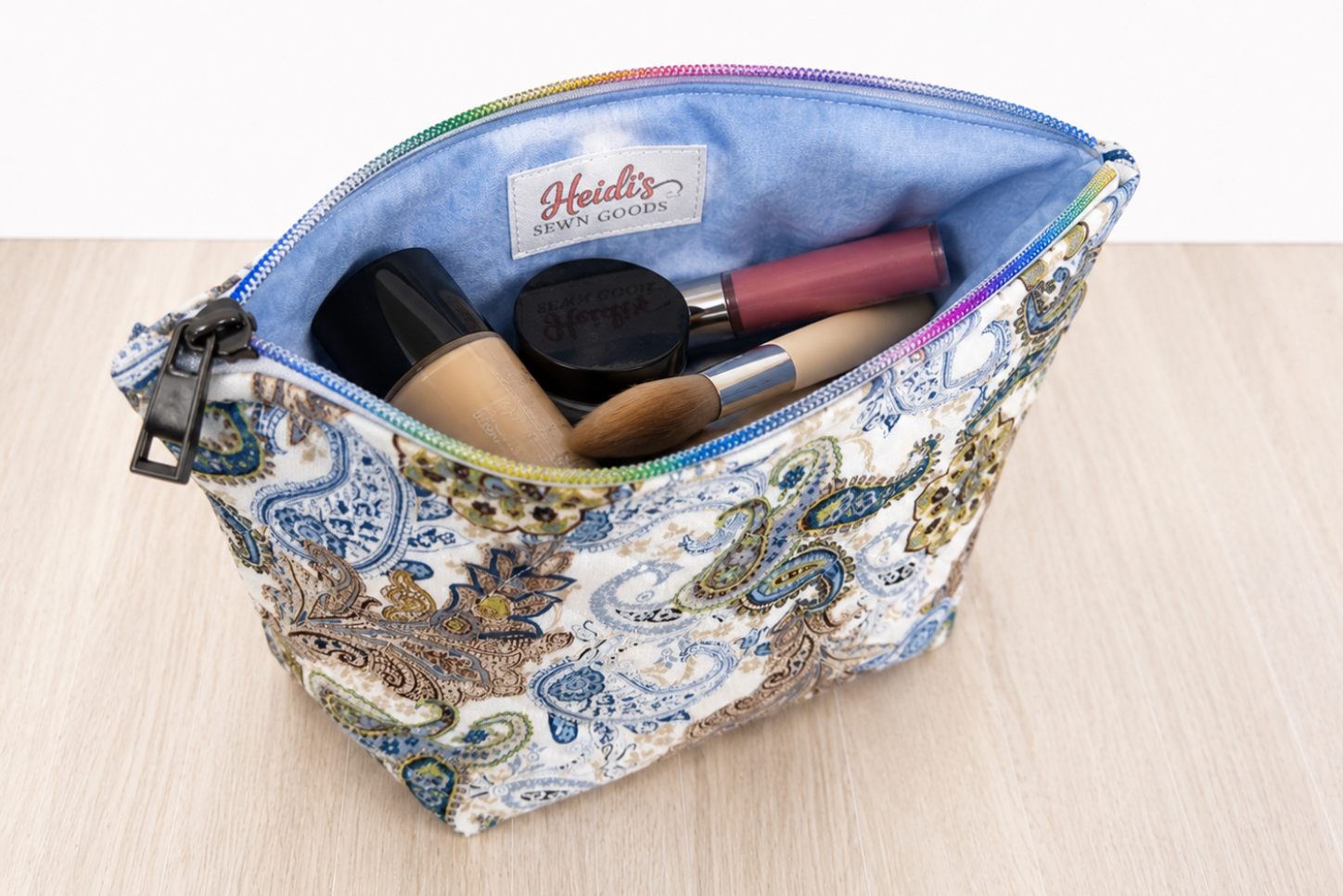 Handmade Zipper Pouch | Heather Collection