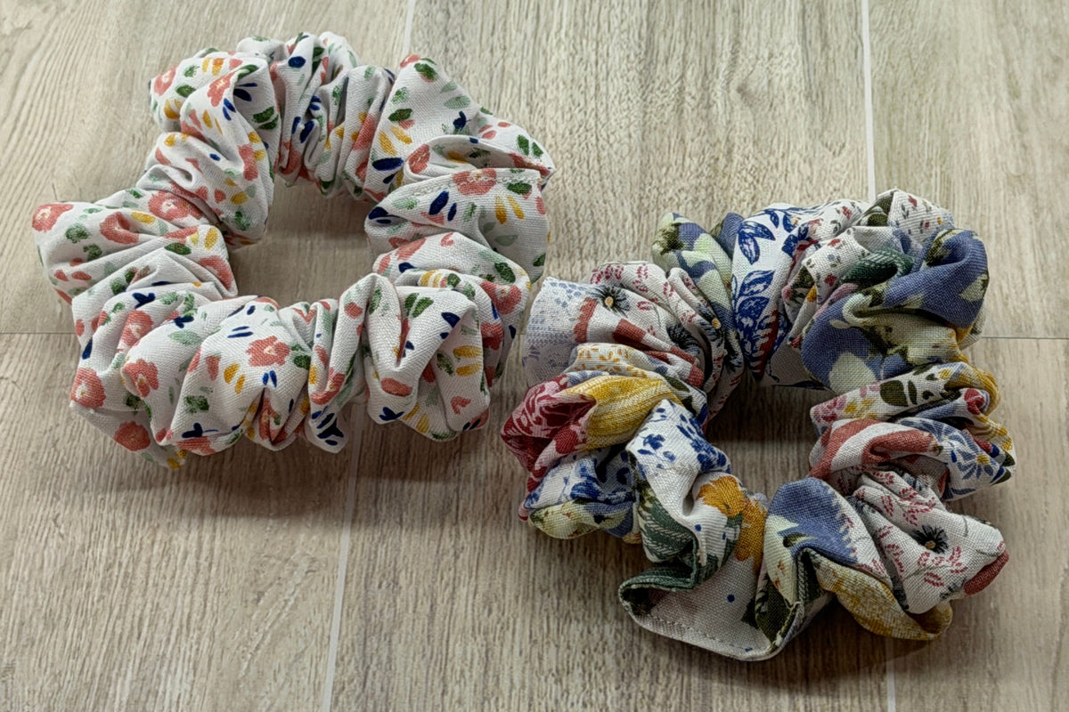 Handmade Fabric Scrunchie
