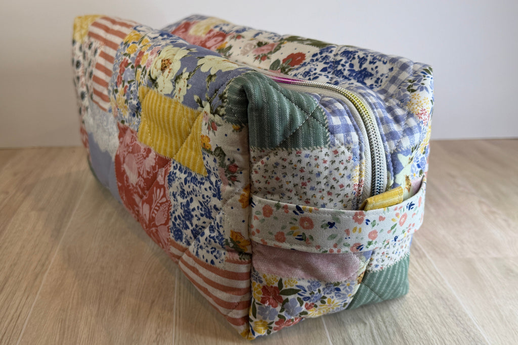 Handmade Large Makeup Bag | Cottage Collection