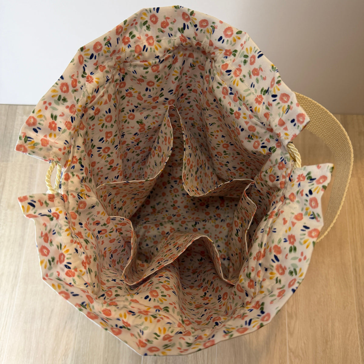 Handmade Large Project Bag | Cottage Collection