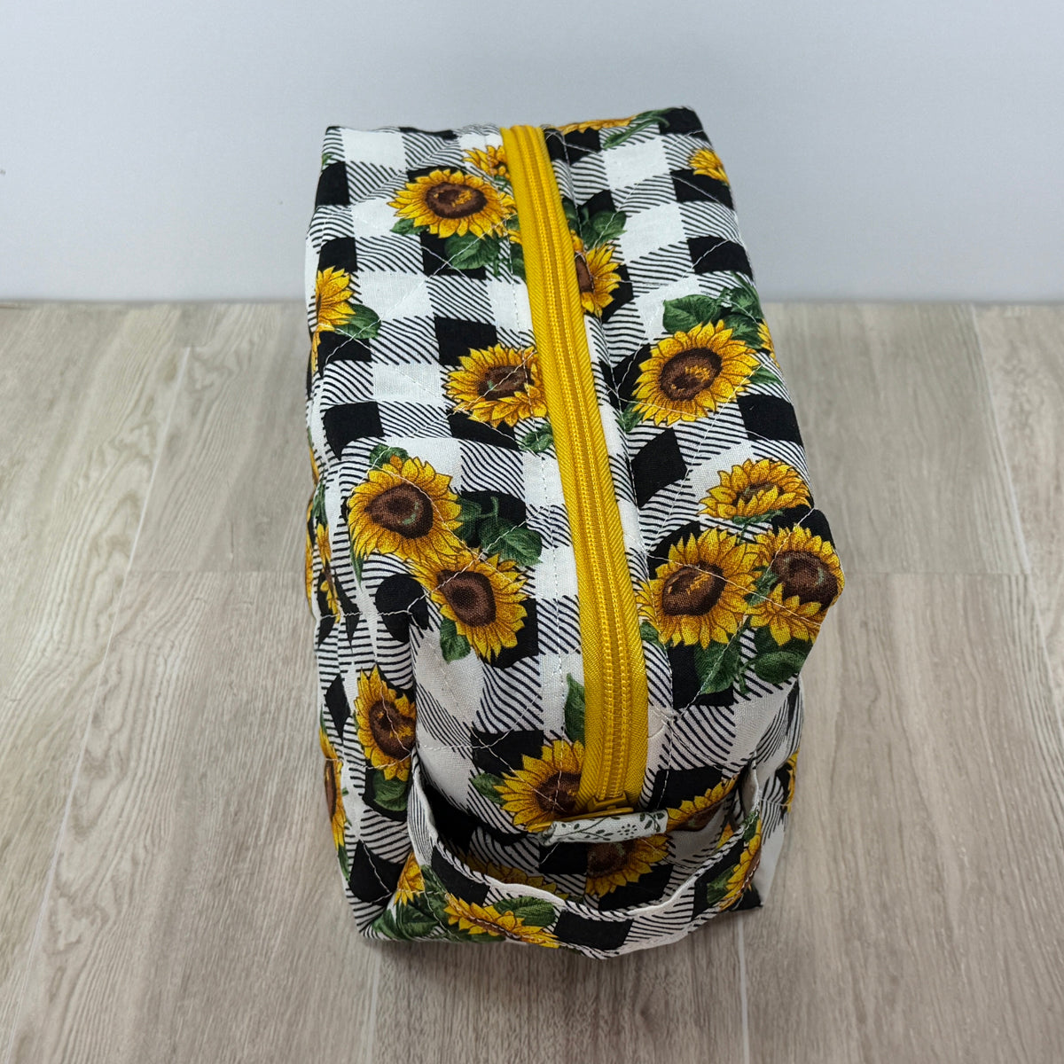 Handmade Medium Makeup Bag | Sunflower Collection