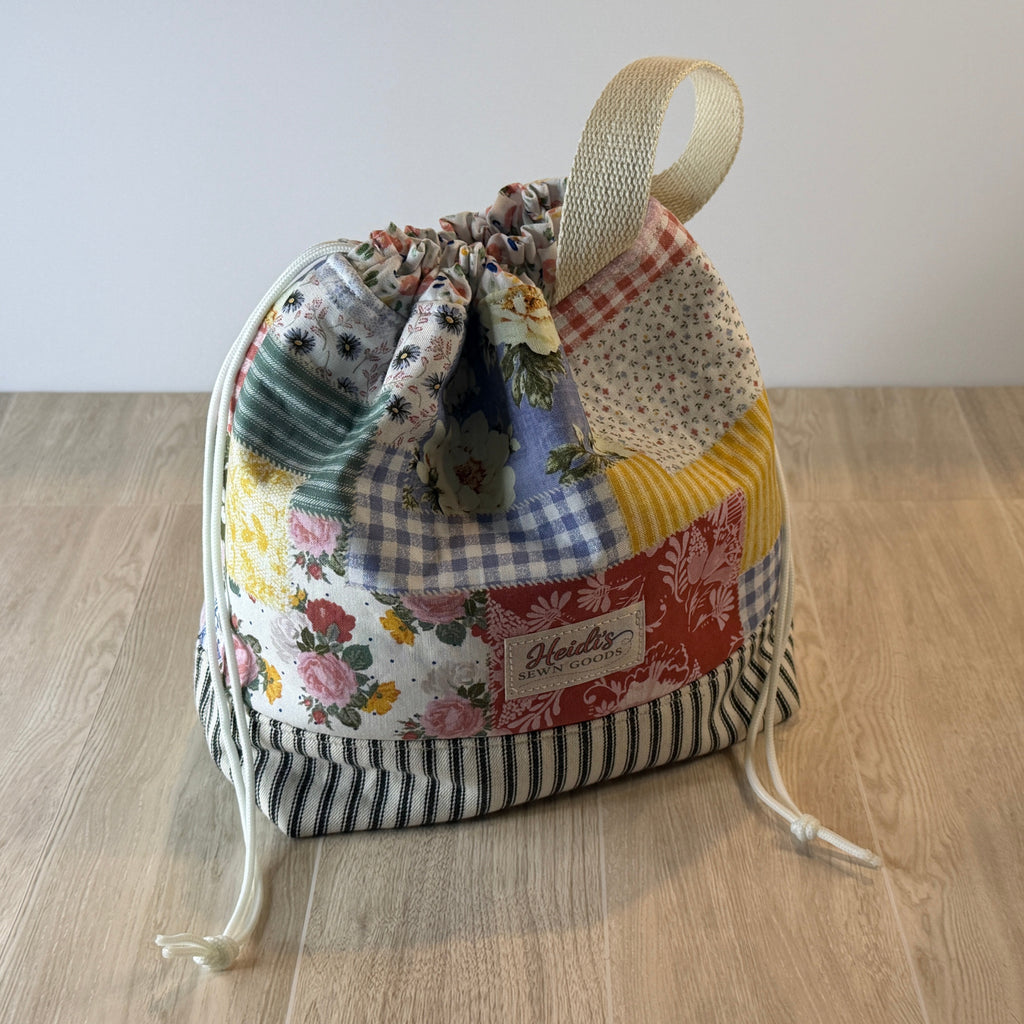 Handmade Medium Project Bag | Cottage Collection