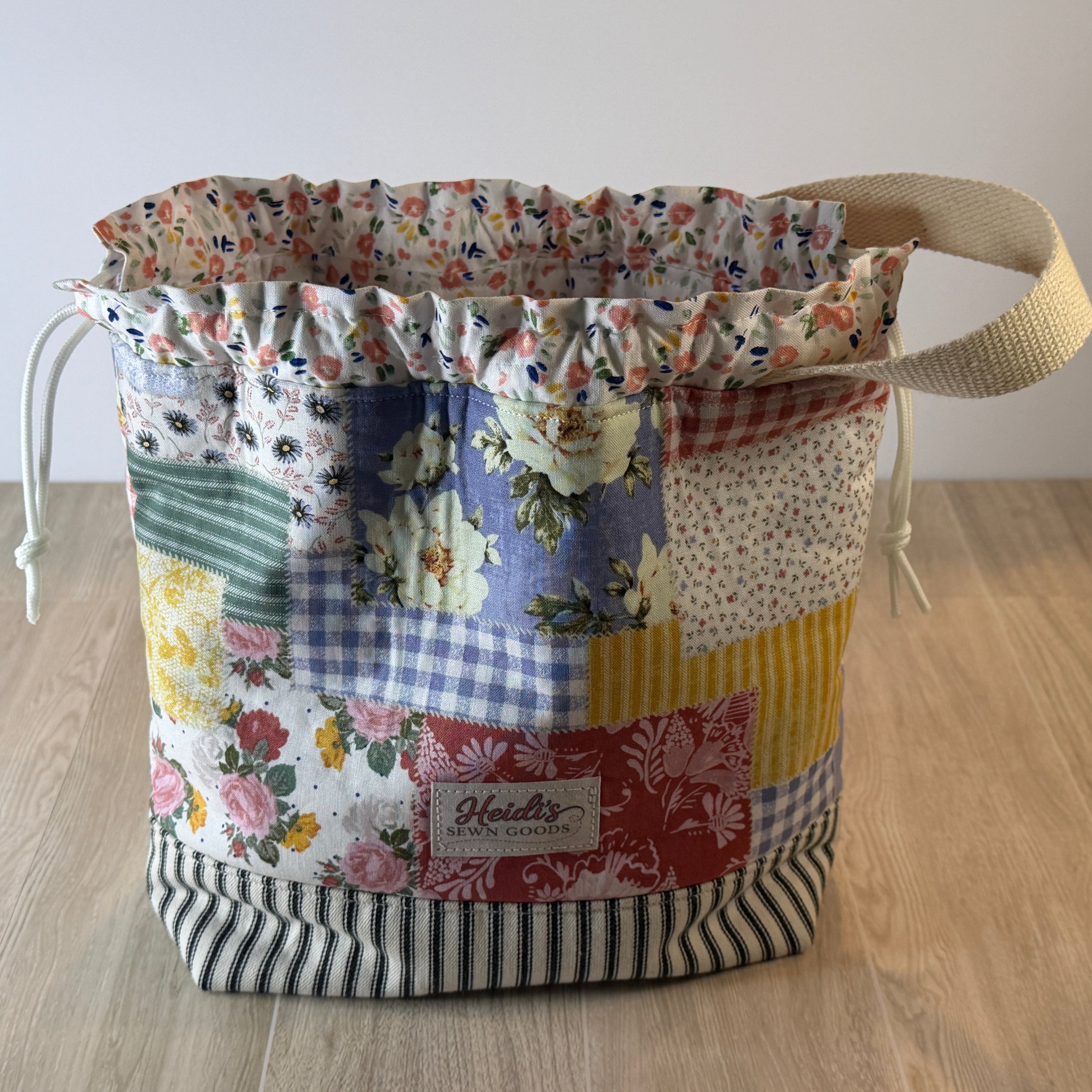 Handmade Medium Project Bag | Cottage Collection