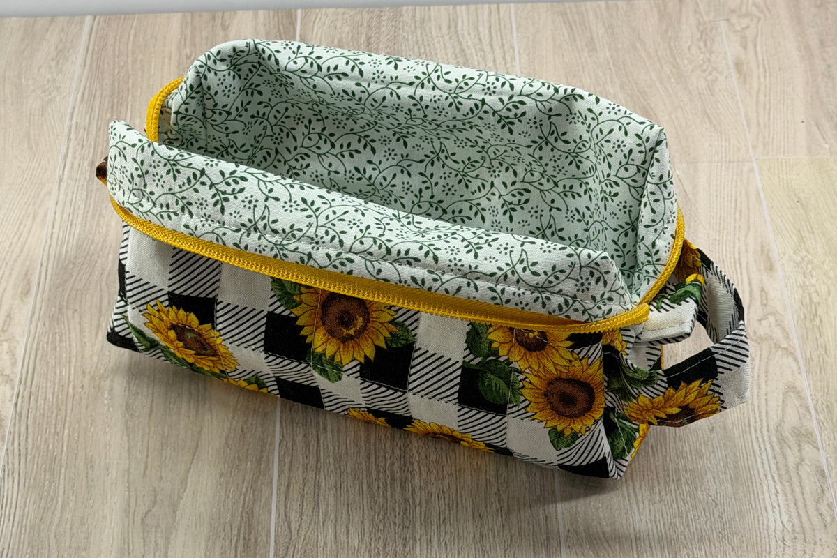 Small Makeup Bag | Sunflower Collection
