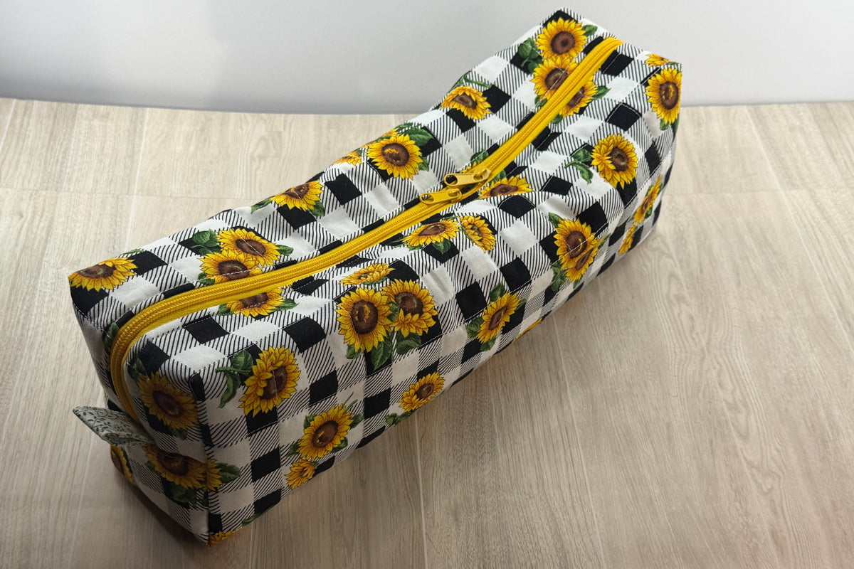 Handmade Standard Travel Case | Sunflower Collection