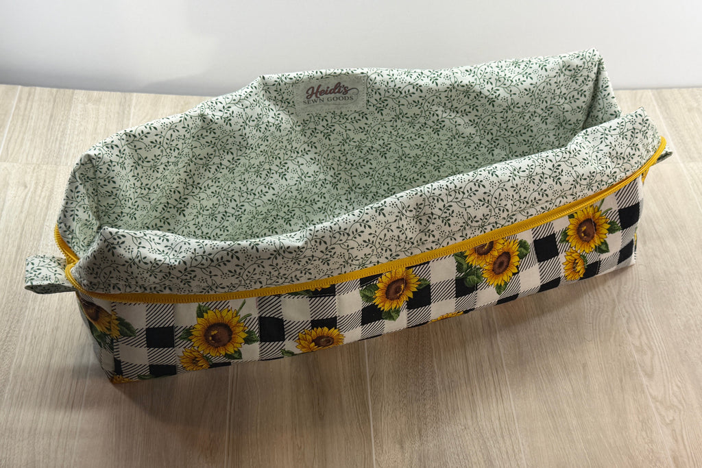 Handmade Standard Travel Case | Sunflower Collection