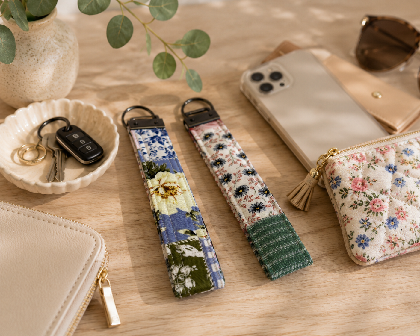 Handmade Wristlet Strap | Cottage Collection