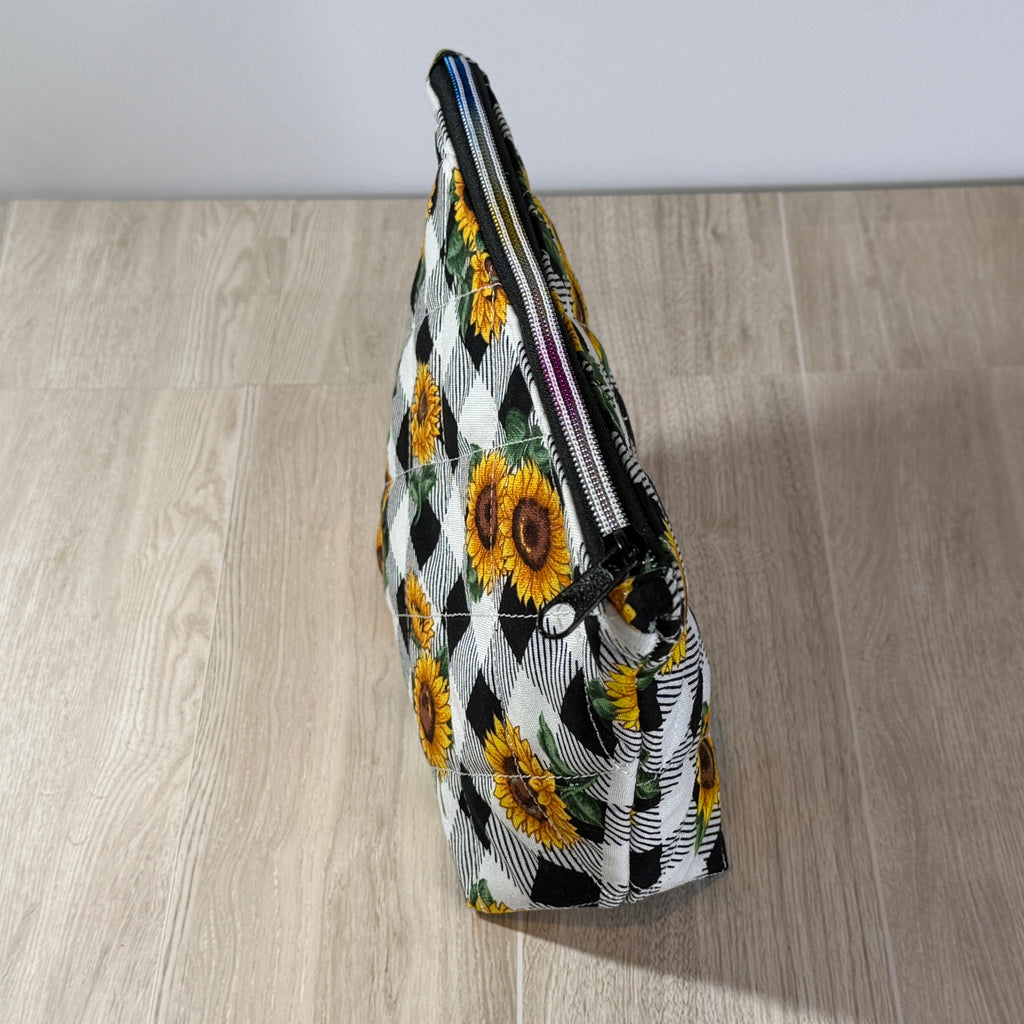Handmade Zipper Pouch | Sunflower Collection