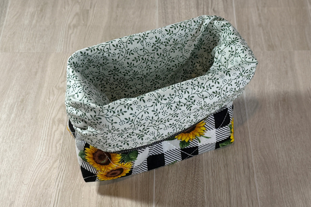 Handmade Zipper Pouch | Sunflower Collection